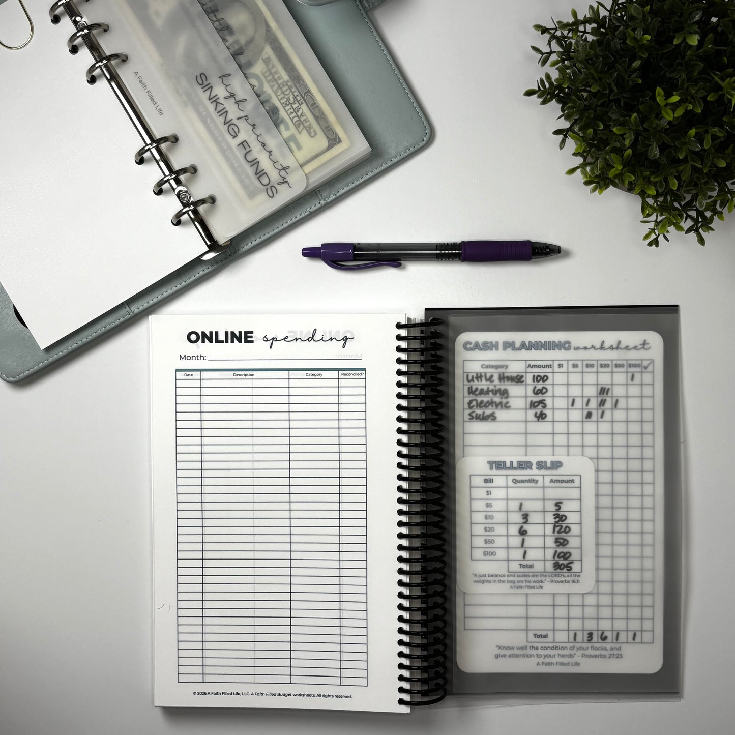 Teller Slip (Resuable) - Faithful Collection