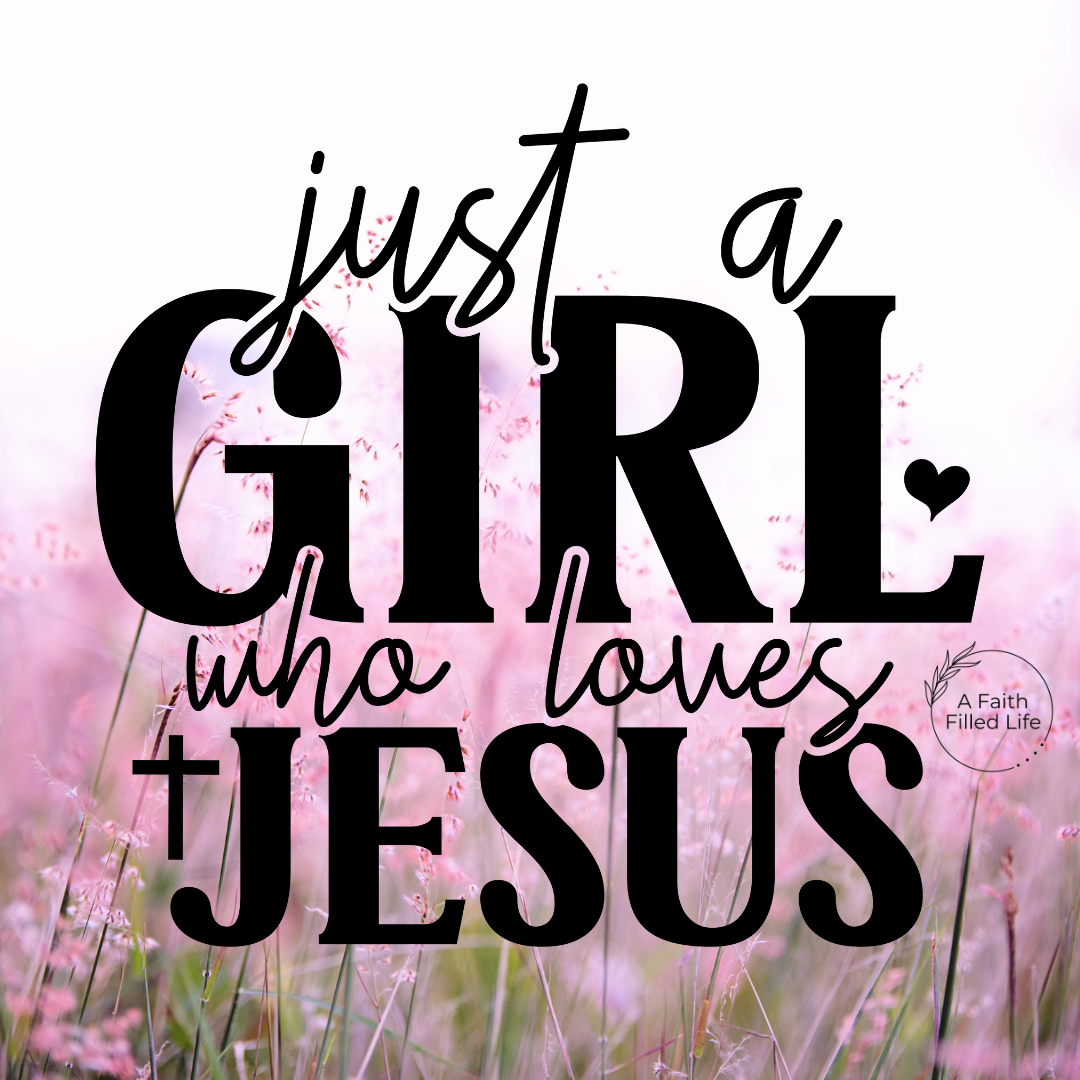 Just A Girl Who Loves Jesus Magnet