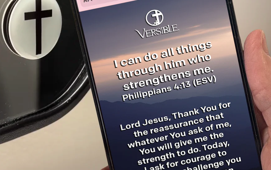 Tap To Pray™ - Prayer Tag Stickers - Pastel Cross