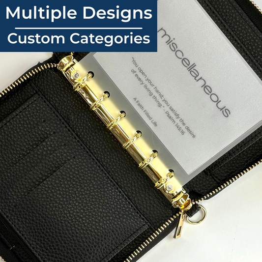 A7 Custom Cash Envelopes - Matte Vellum (Laminated, Handmade)