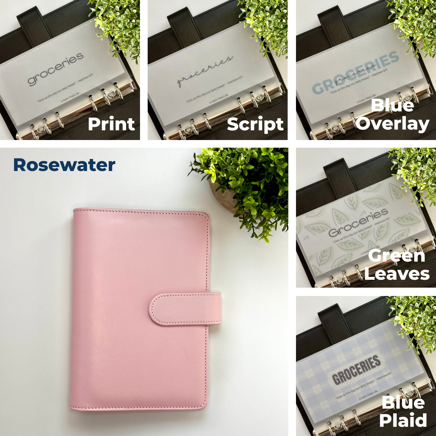 A6 Joy Collection Budget Binder Starter Bundle (Includes 6 Cash Envelopes + Free Finance Guide)