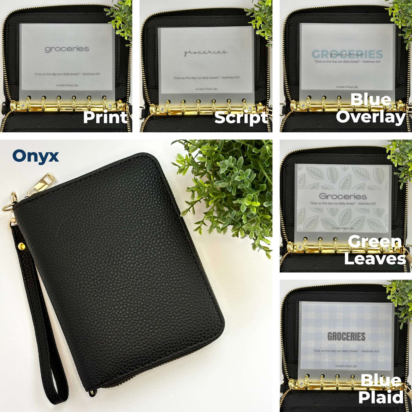 A7 Peace Collection Budget Wallet Starter Bundle (Includes 6 Cash Envelopes + Free Finance Guide)