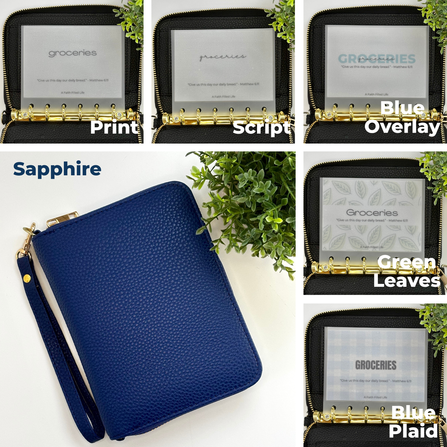 A7 Peace Collection Budget Wallet Starter Bundle (Includes 6 Cash Envelopes + Free Finance Guide)