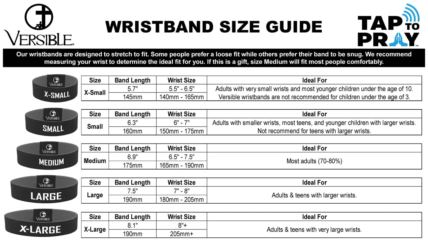 Tap To Pray™ Wristband - Mountains & Forests