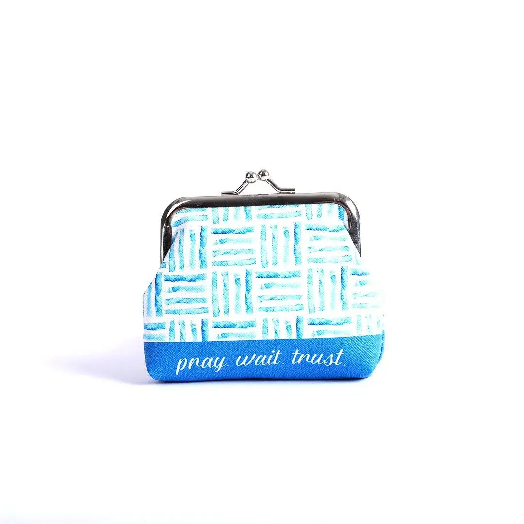 Coin Purse - Pray Wait Trust