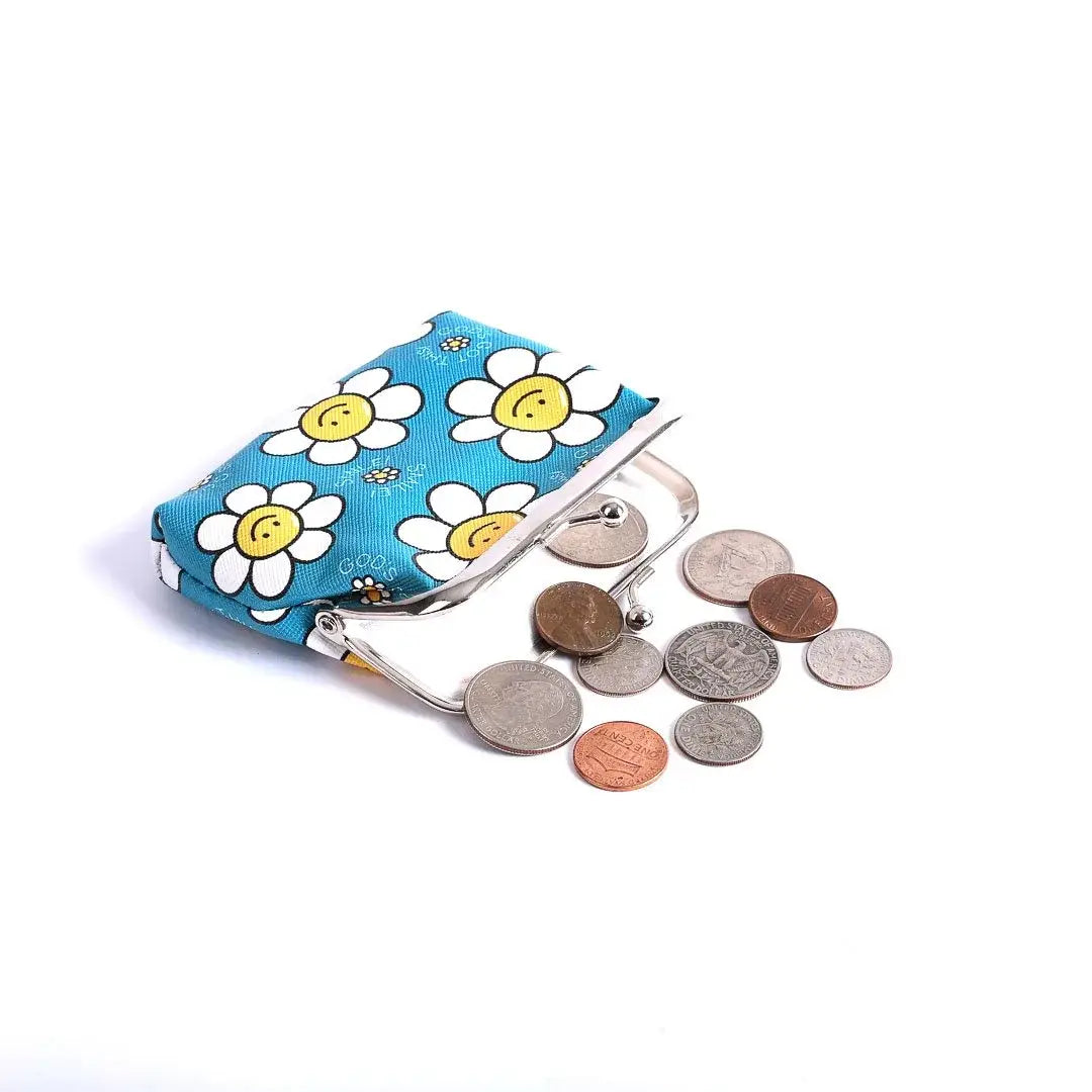 Coin Purse - Smile Daisies