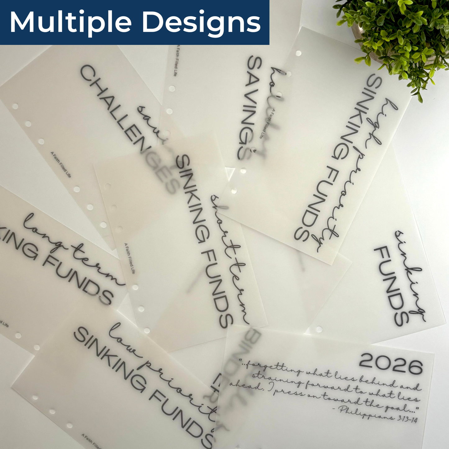 A6 Frosted Dashboards – Rooted Collection