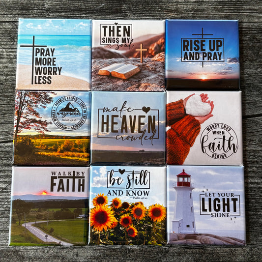 Christian Quotes Magnet Set