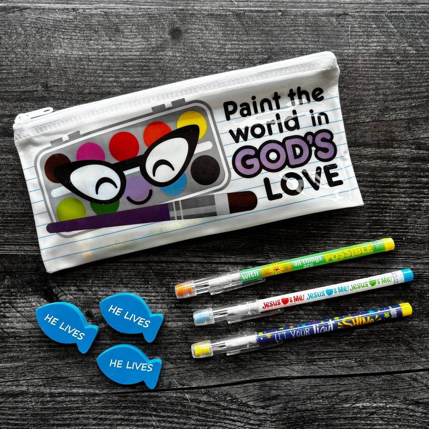 Kid's Pencil Pouch Set