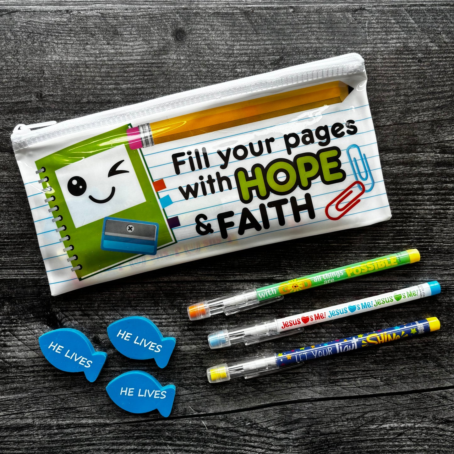 Kid's Pencil Pouch Set