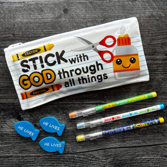 Kid's Pencil Pouch Set