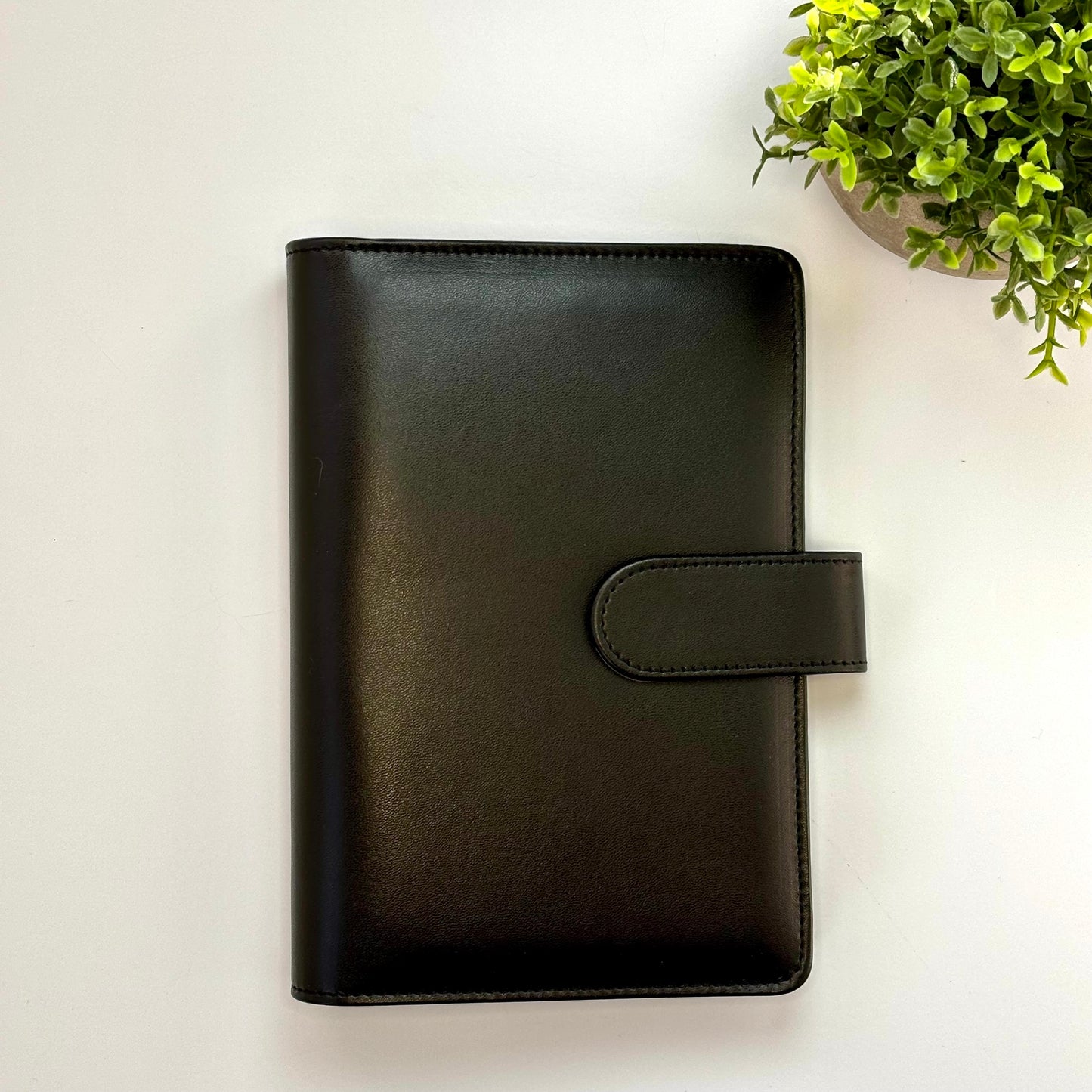 A6 Smooth Leather Budget Binder - Joy Collection