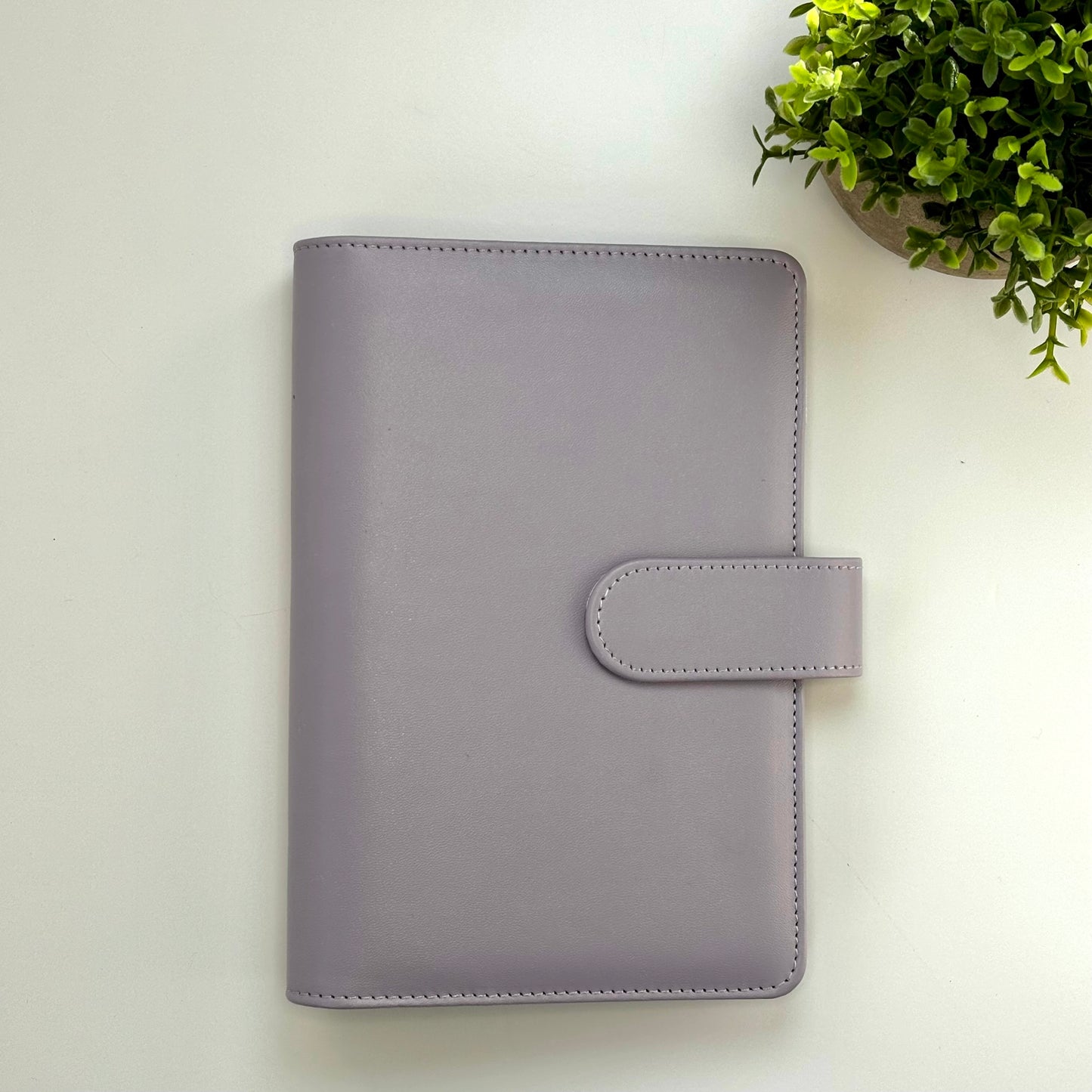 A6 Smooth Leather Budget Binder - Joy Collection