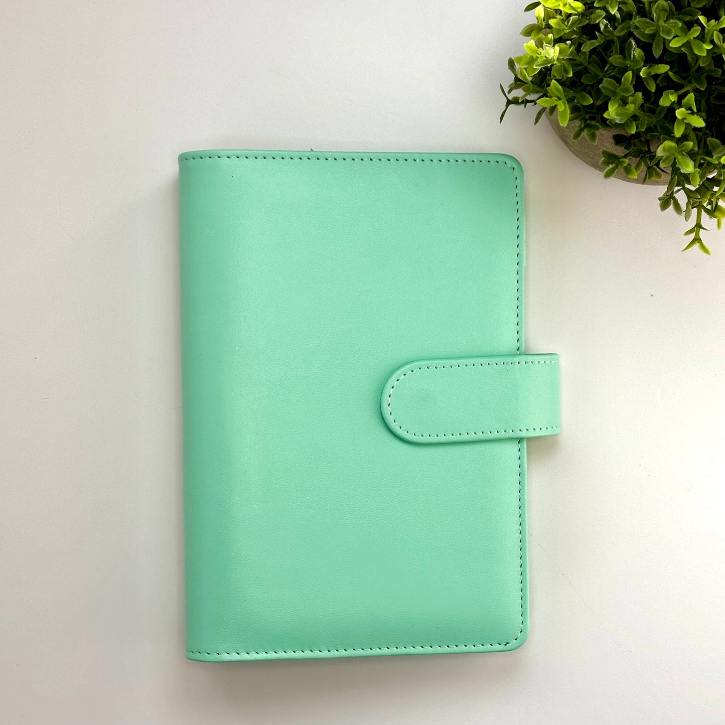 A6 Smooth Leather Budget Binder - Joy Collection