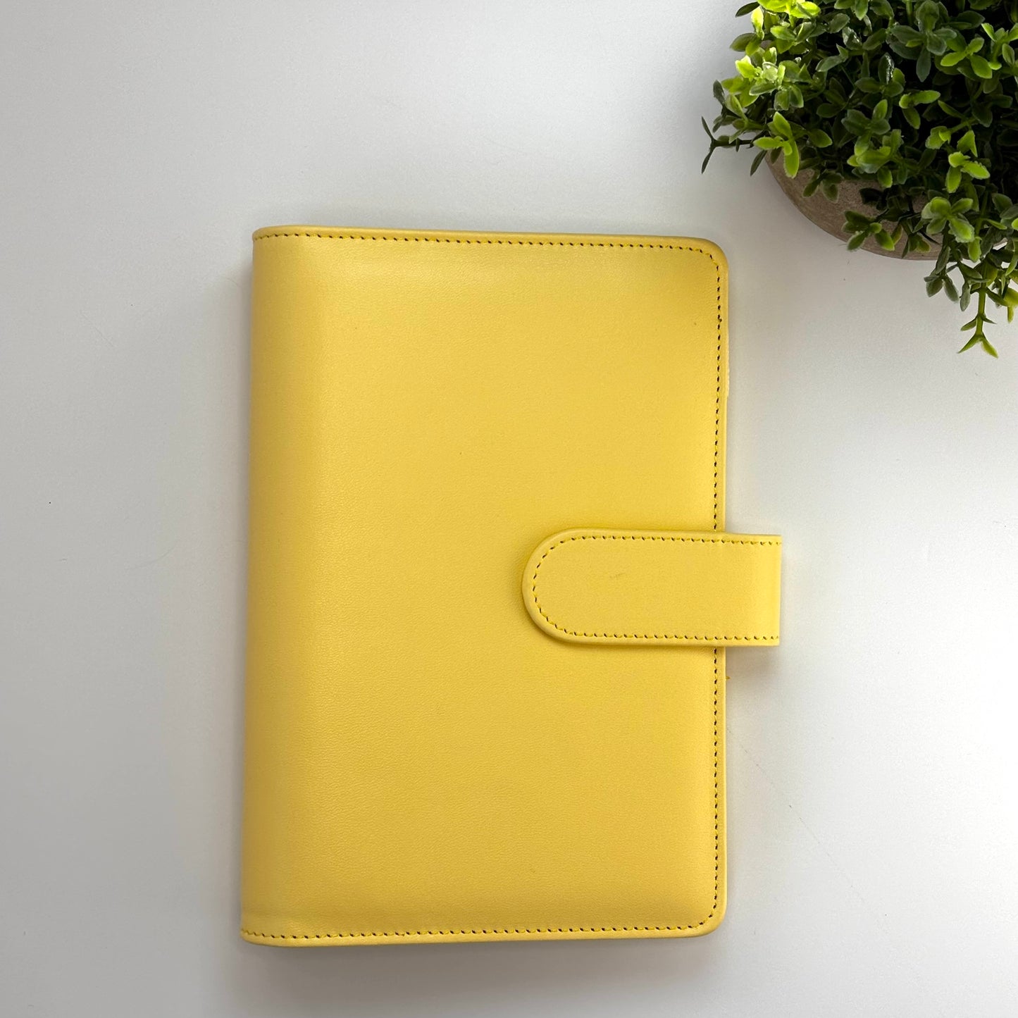 A6 Smooth Leather Budget Binder - Joy Collection