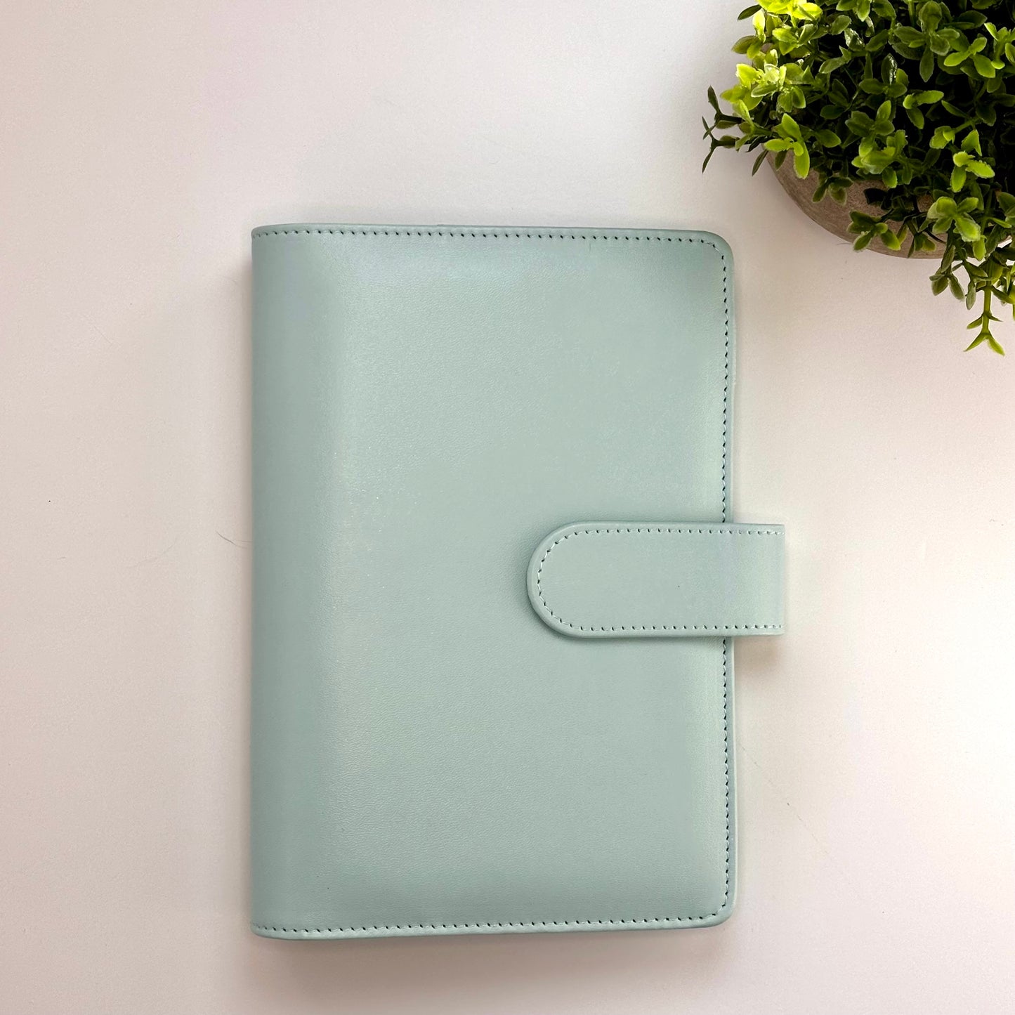A6 Smooth Leather Budget Binder - Joy Collection