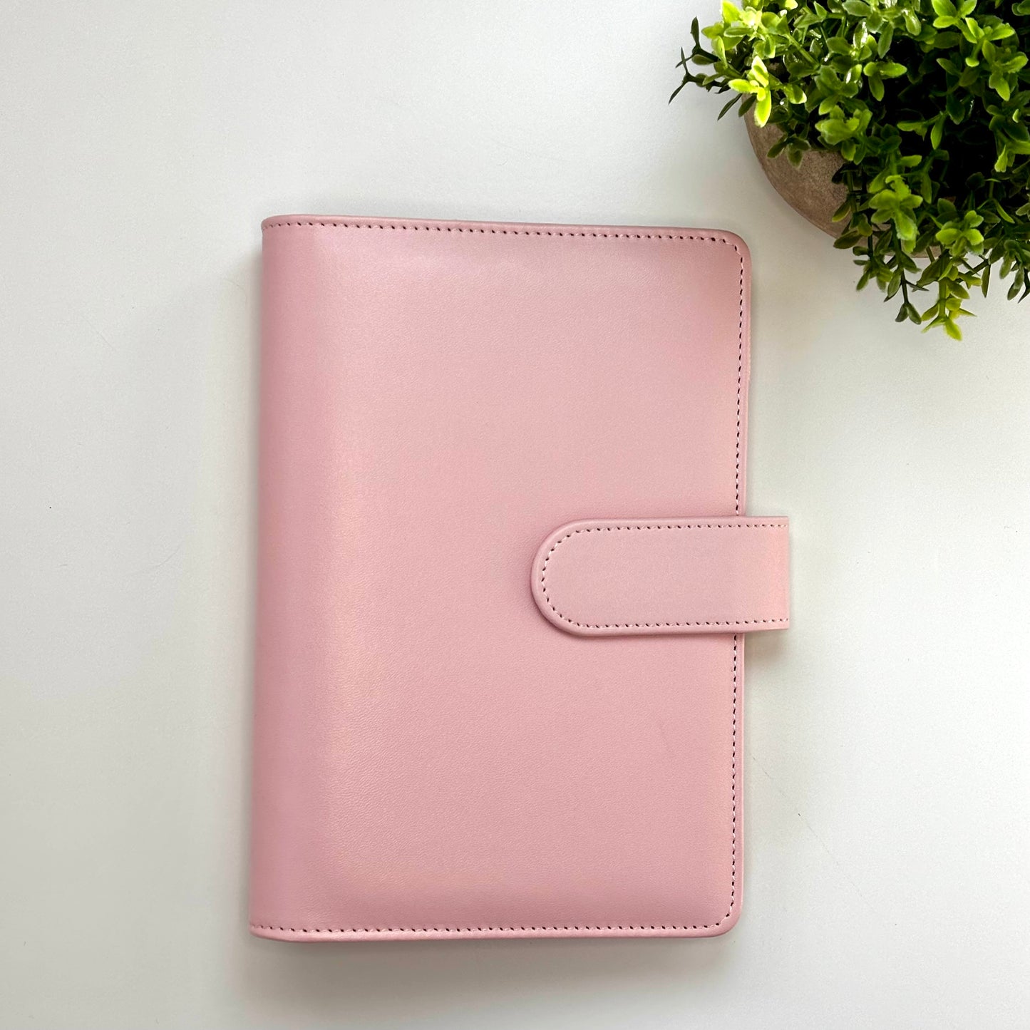 A6 Smooth Leather Budget Binder - Joy Collection