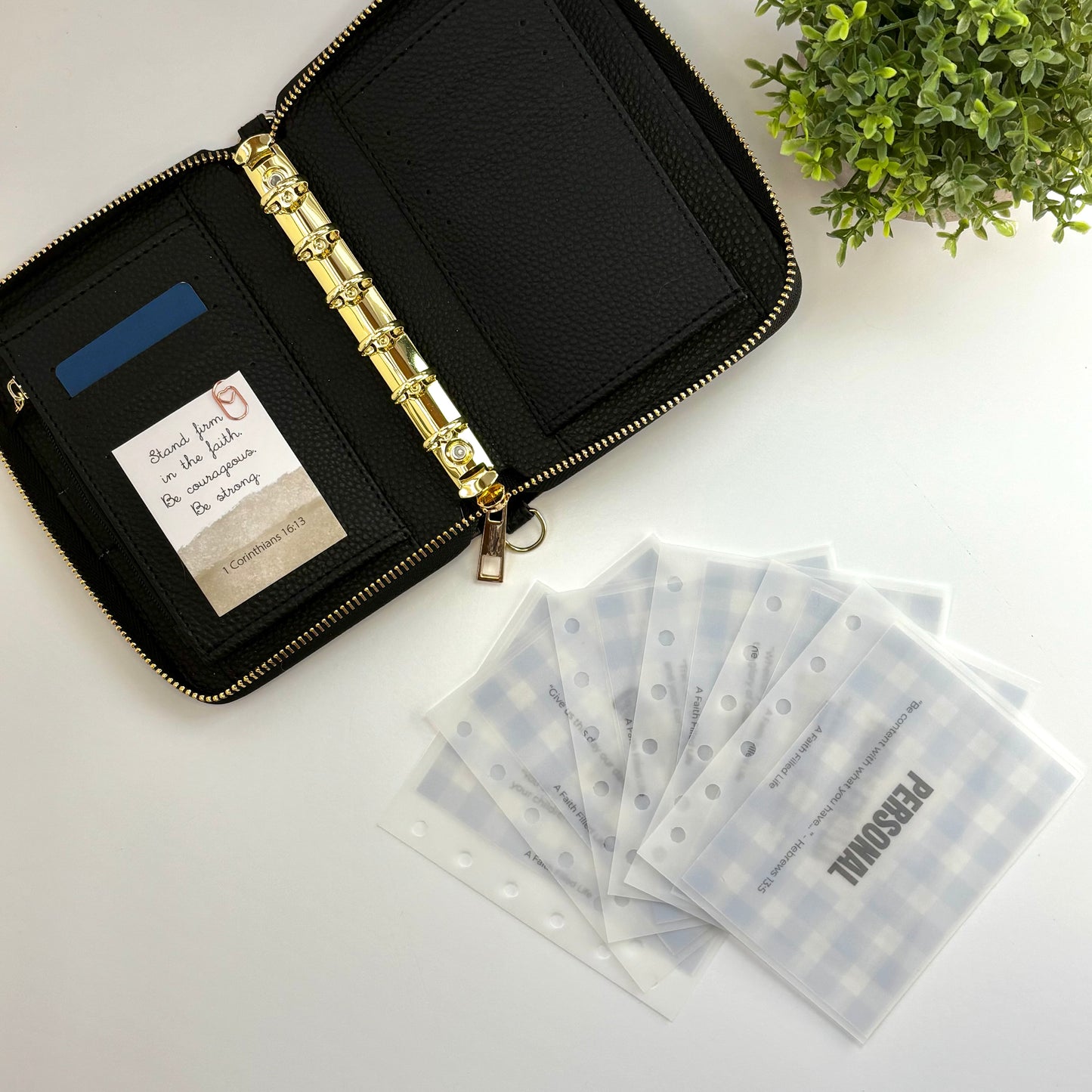 A7 Cash Envelopes – Set of 6 Starter Categories (Matte Vellum, Handmade)