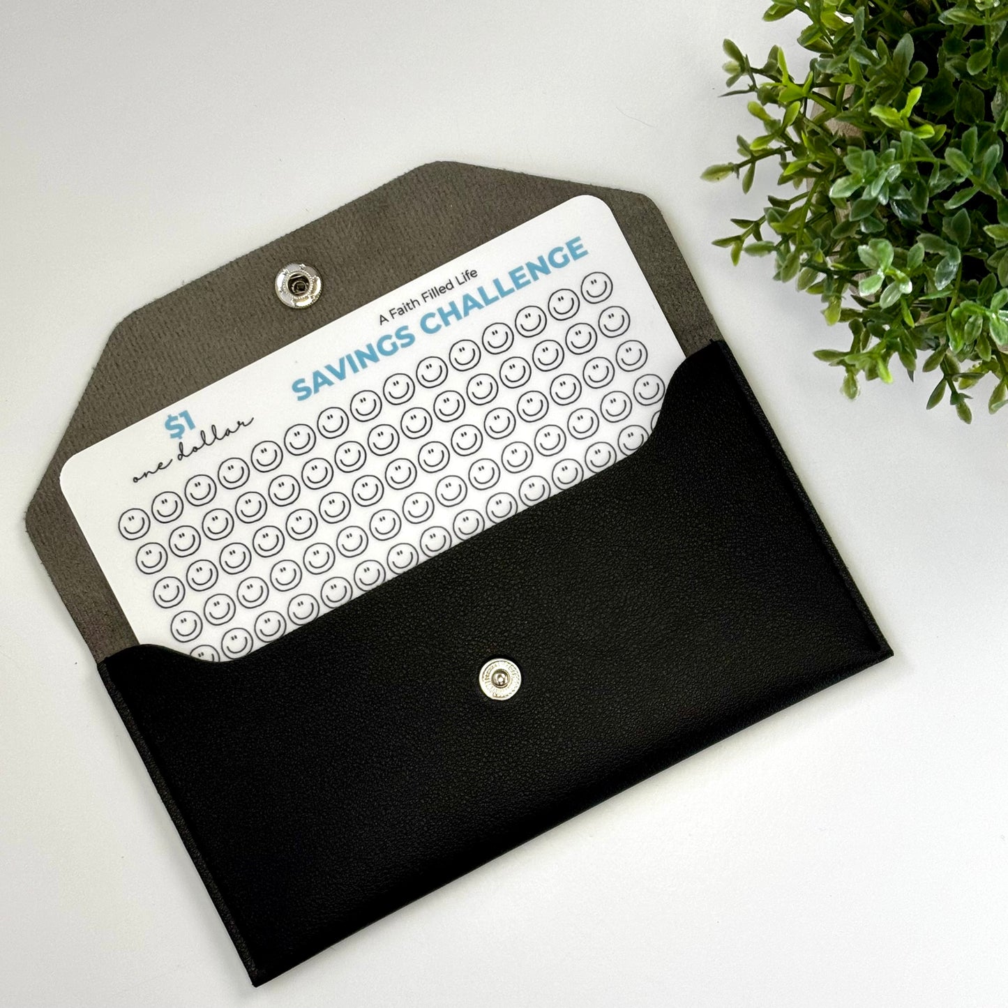 Money Pouch with Free Savings Challenge