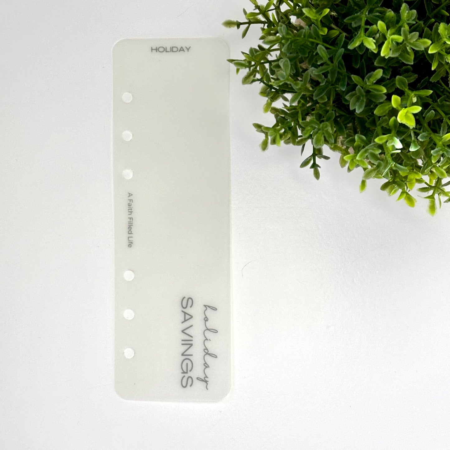 A6 Frosted Binder Bookmarks – Rooted Collection