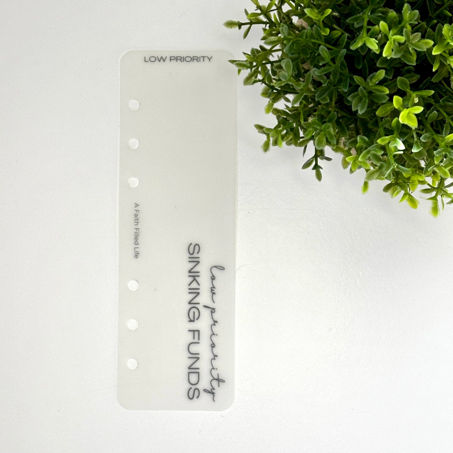 A6 Frosted Binder Bookmarks – Rooted Collection