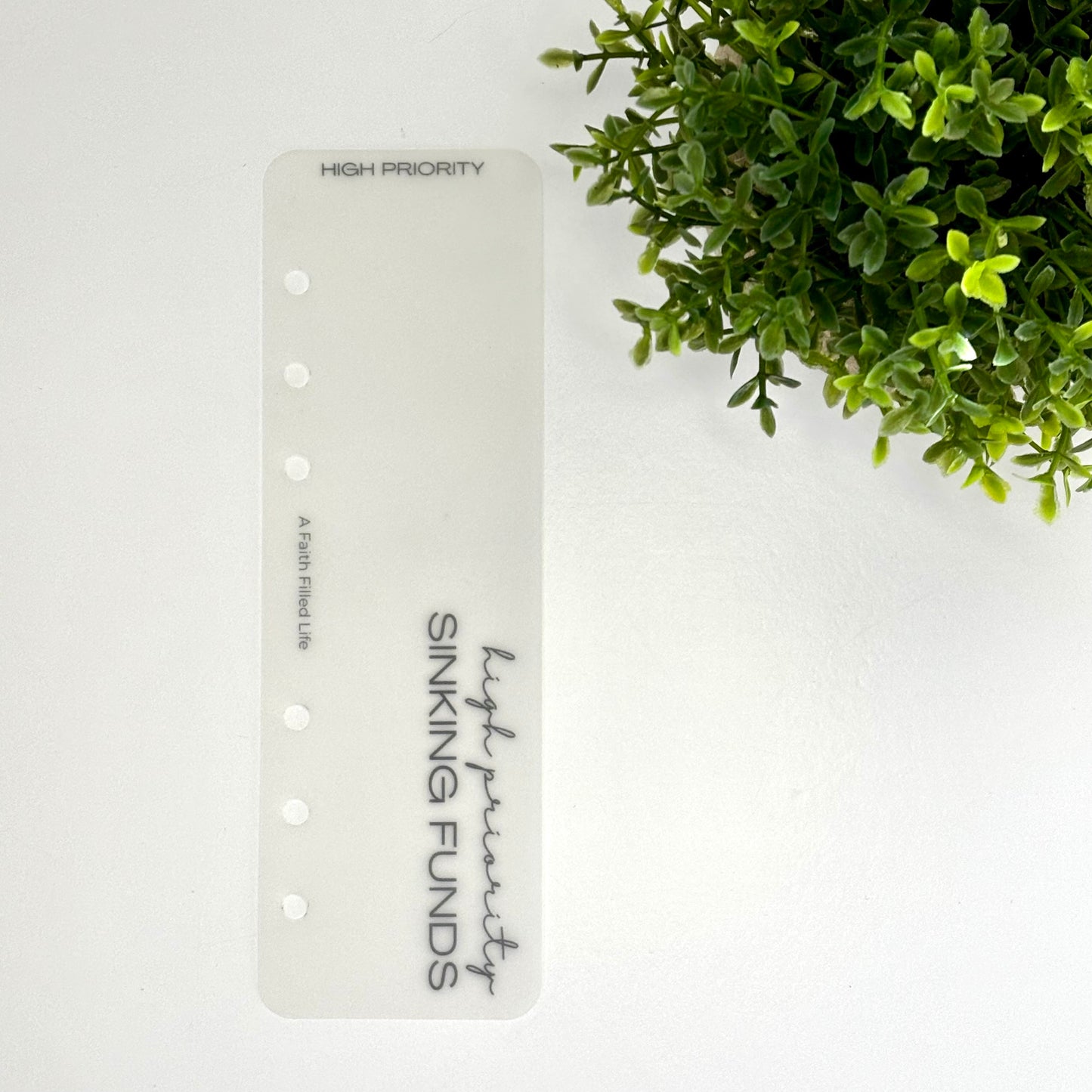 A6 Frosted Binder Bookmarks – Rooted Collection