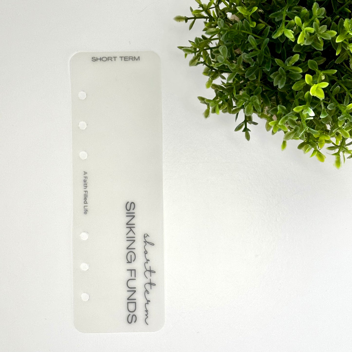 A6 Frosted Binder Bookmarks – Rooted Collection