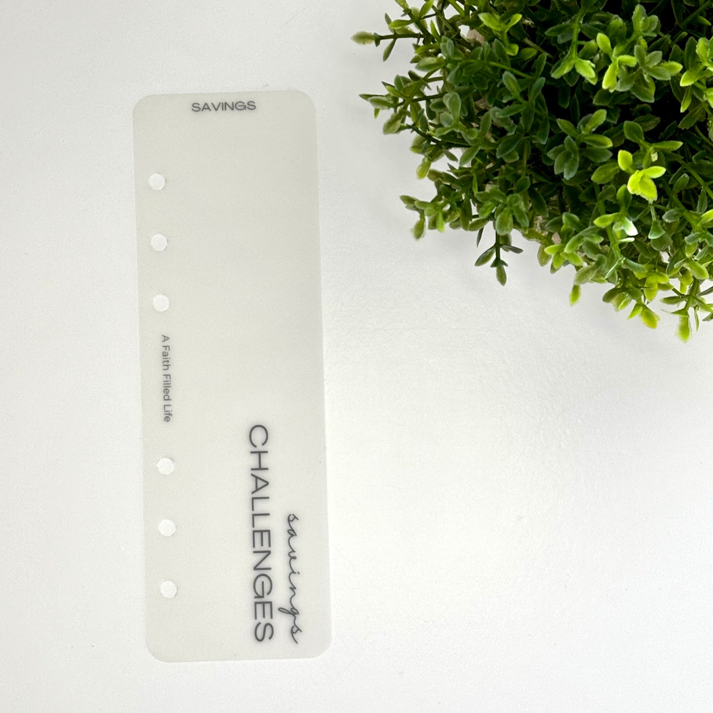 A6 Frosted Binder Bookmarks – Rooted Collection