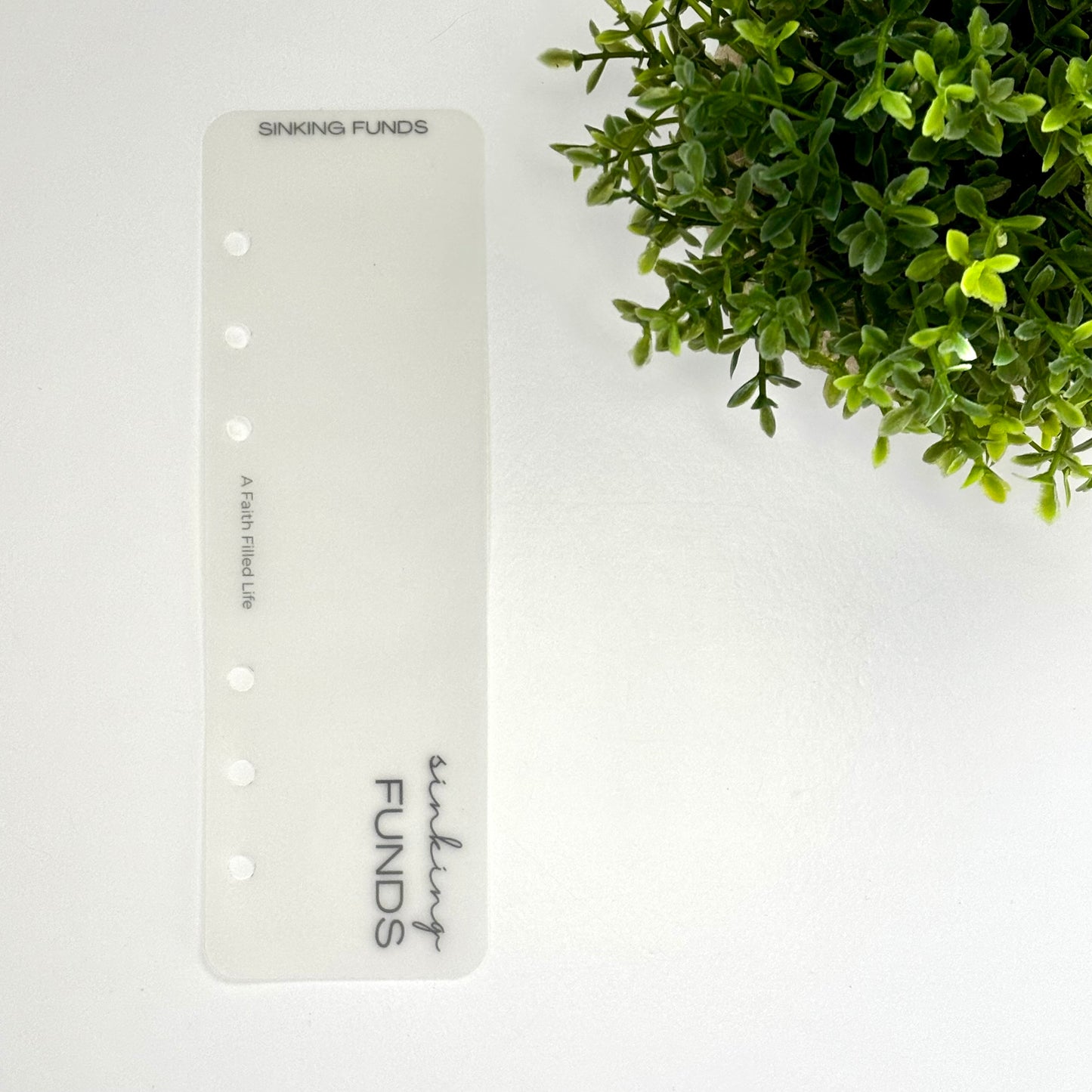 A6 Frosted Binder Bookmarks – Rooted Collection