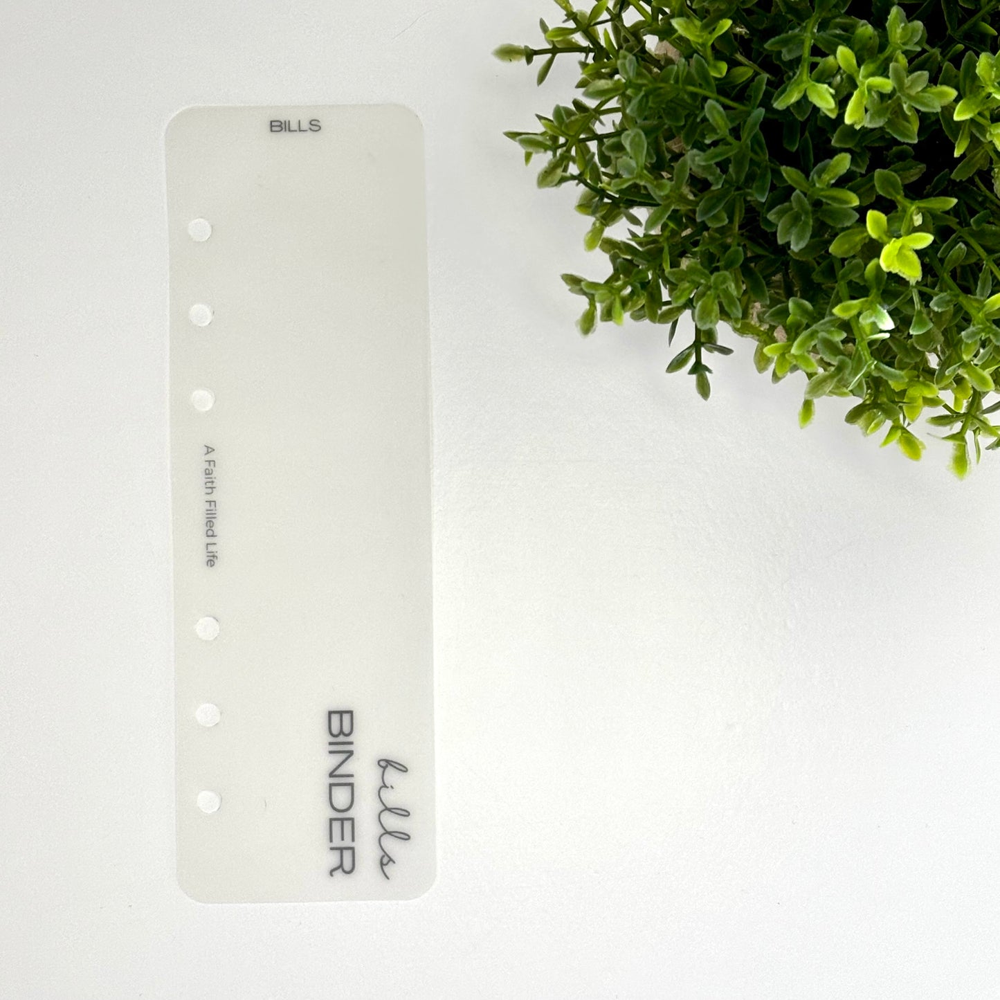 A6 Frosted Binder Bookmarks – Rooted Collection