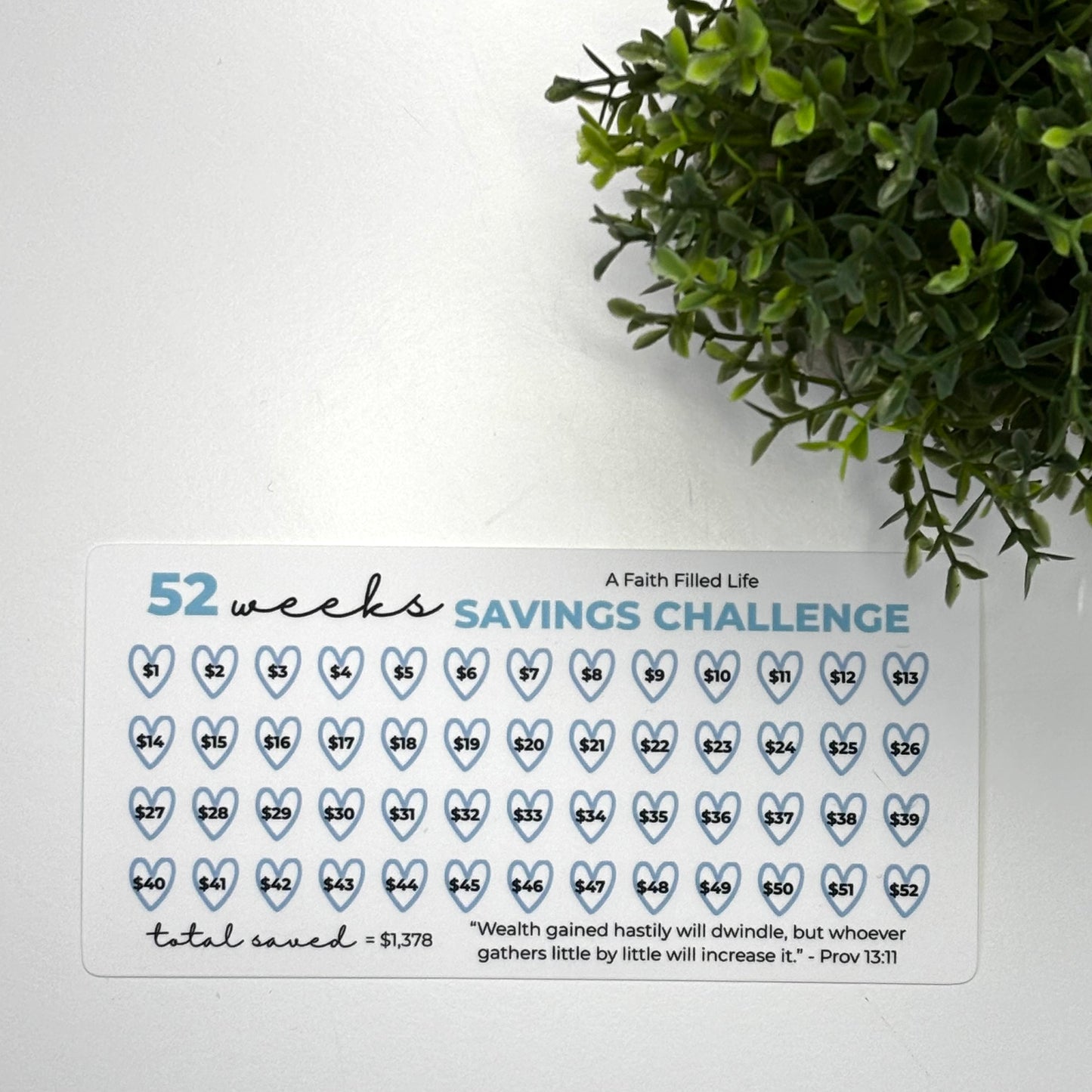 Individual Savings Challenges - Hope Collection