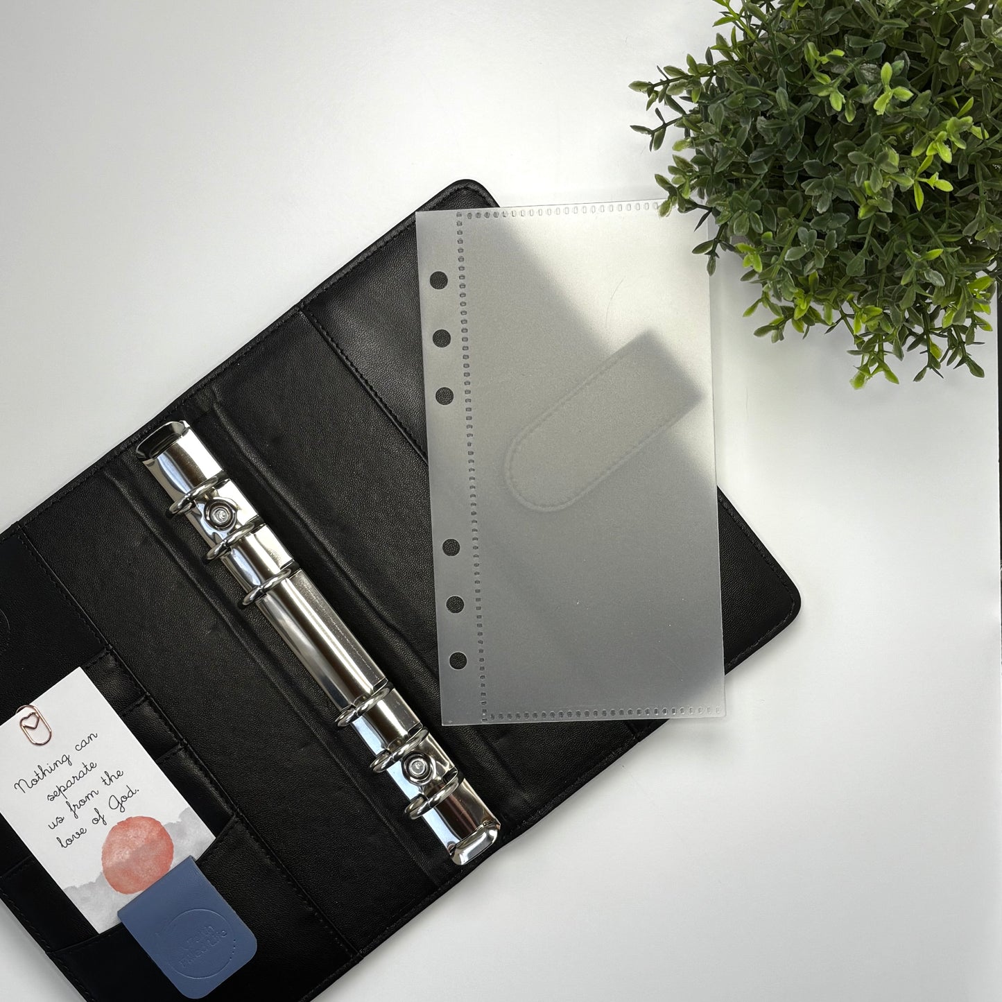 A6 Frosted Vinyl Cash Envelopes (Set of 6)