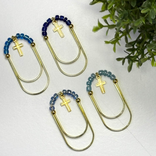 Decorative Cross Paperclip