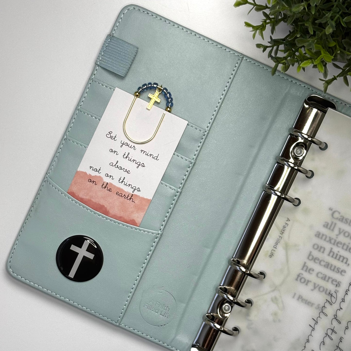 Decorative Cross Paperclip