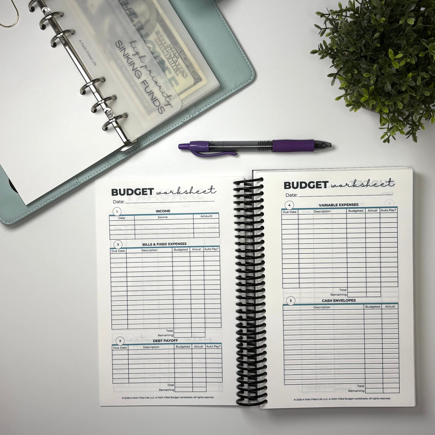 Faithful Budget Workbook - Faithful Collection