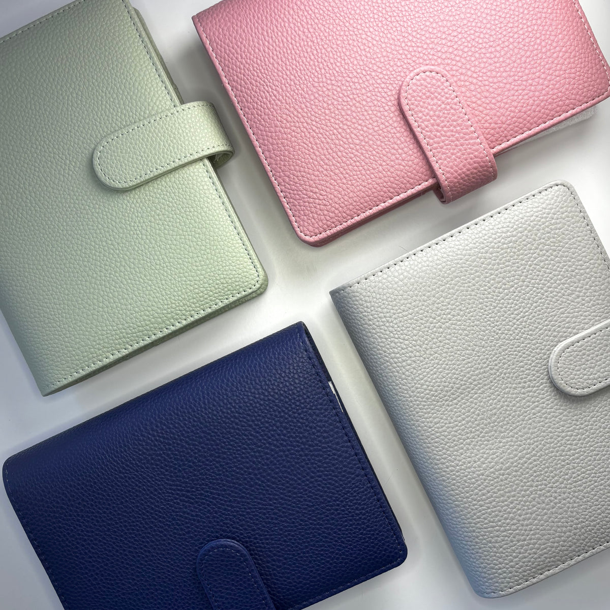 A6 Pebbled Leather Budget Binder
