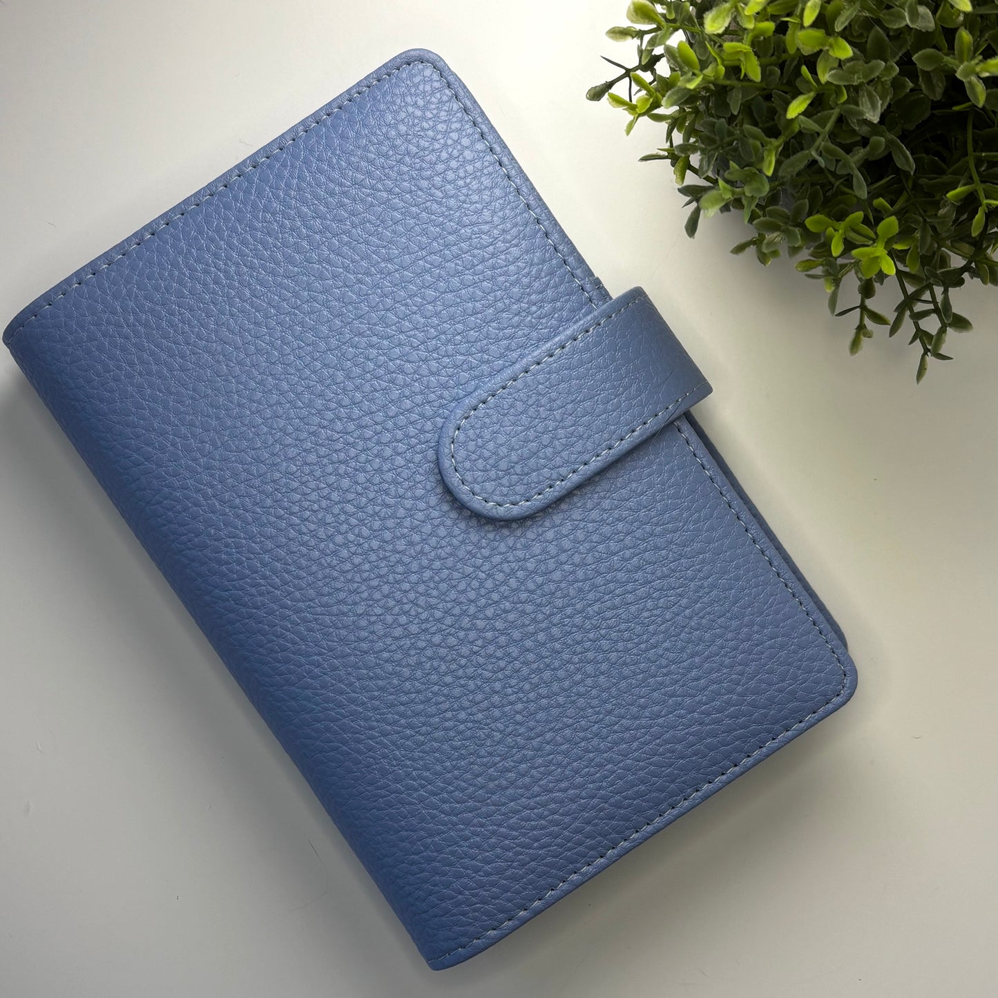 A6 Regular Budget Binder - Pebbled Leather (Sample Sale)