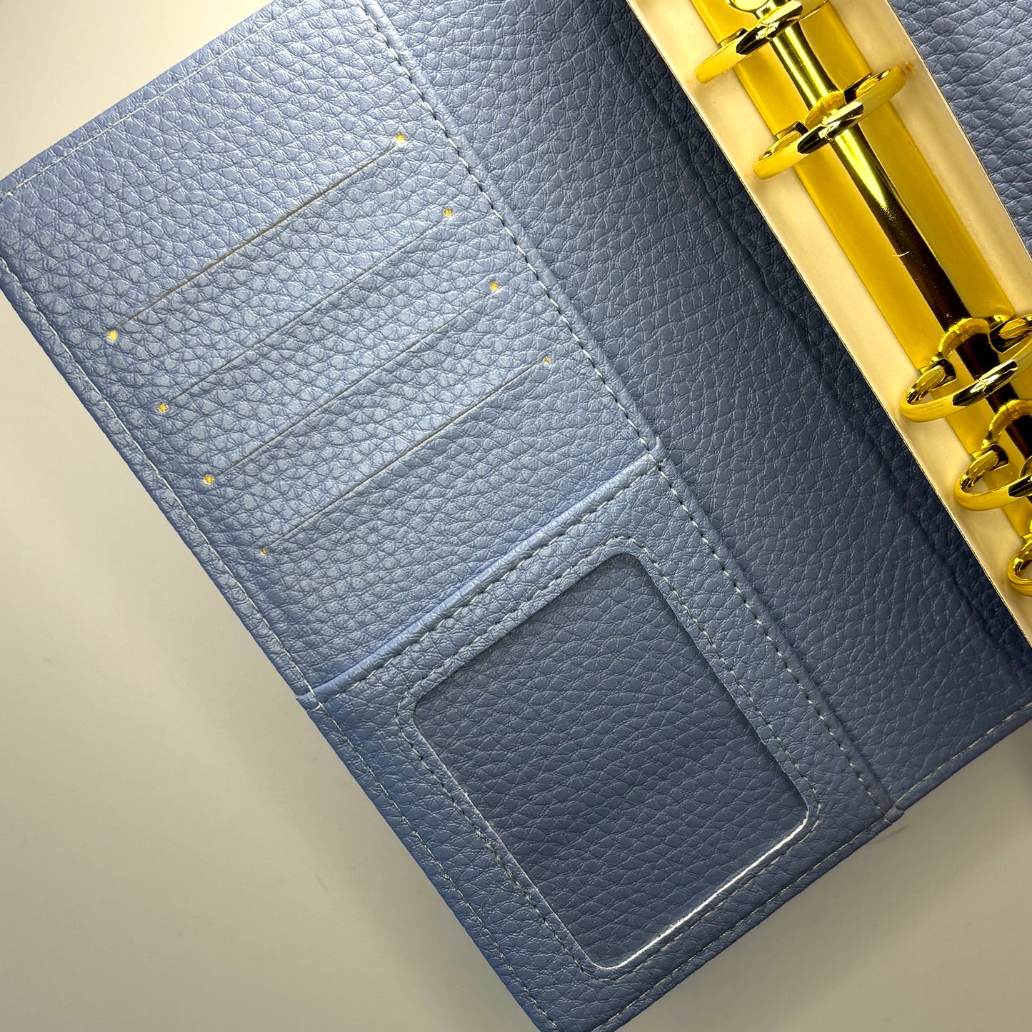A6 Regular Budget Binder - Pebbled Leather (Sample Sale)