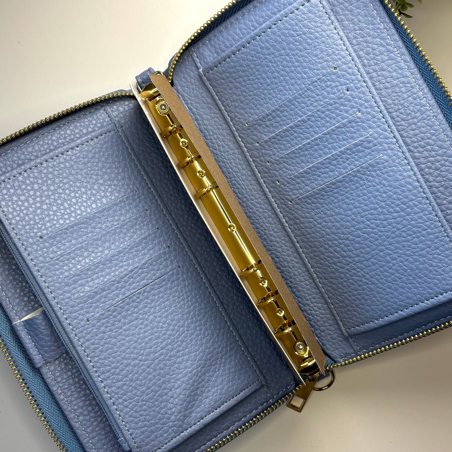 A6 Zipper Wallet - Pebbled Leather (Sample Sale)