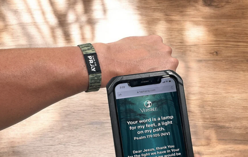 Tap To Pray™ Wristband - God Is Greater Than The Highs And Lows