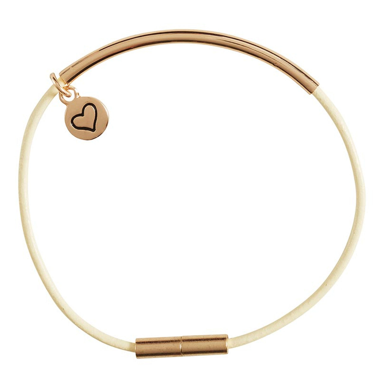 Thought Keepers Bracelet - Cream/Gold