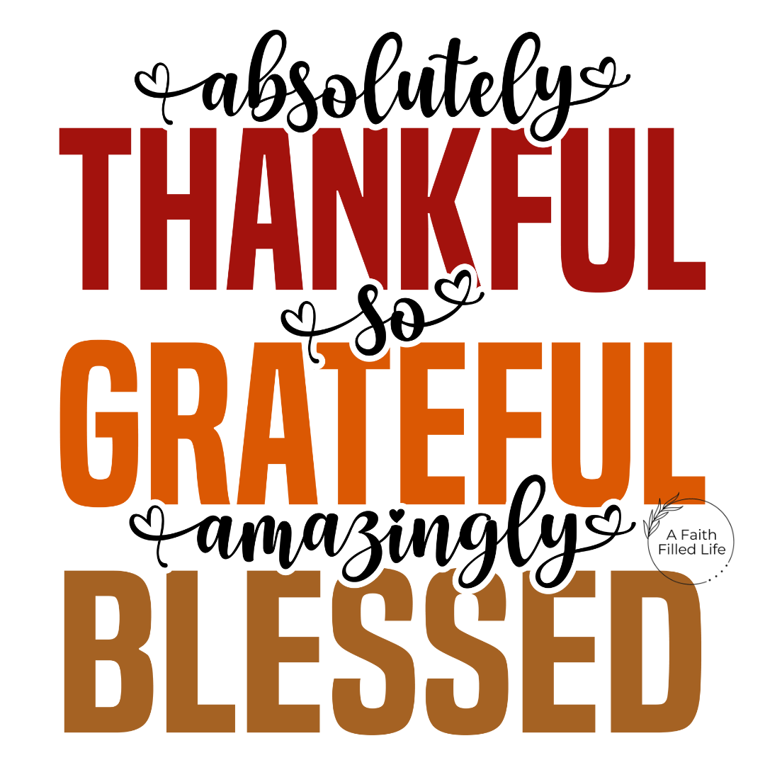 Thankful, Grateful, Blessed Magnet