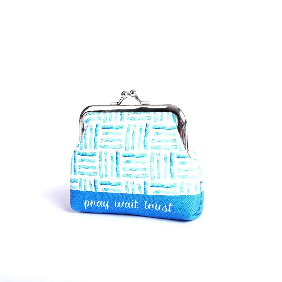 Coin Purse - Pray Wait Trust