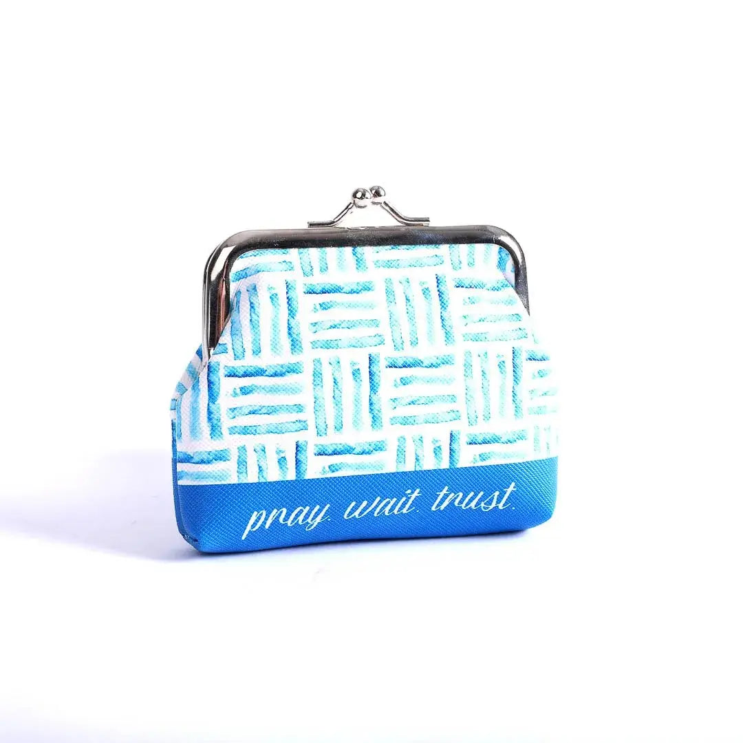 Coin Purse - Pray Wait Trust