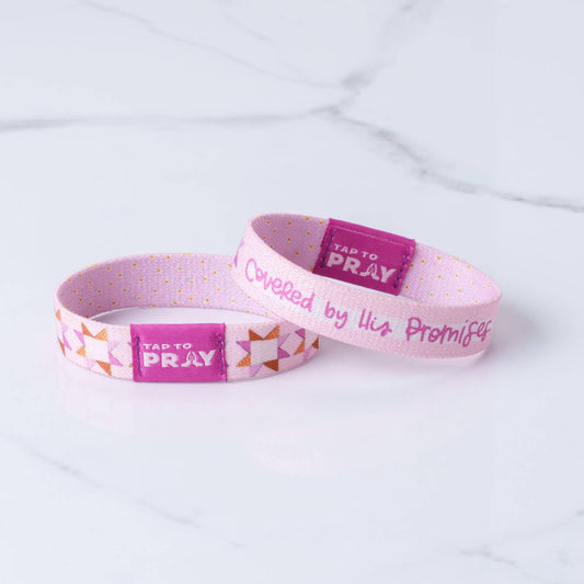 Tap To Pray™ Wristband - Kingfolk Series - Covered By His Promises